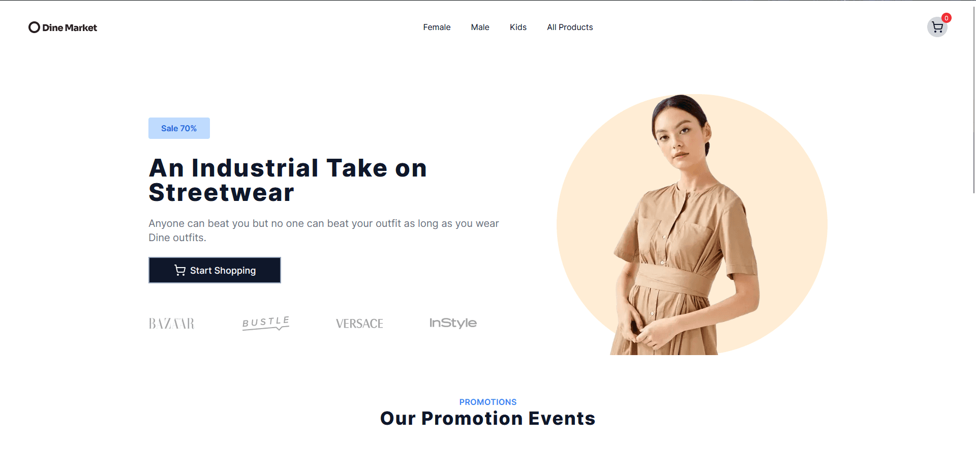 Dine Market, Full Stack Next.js E-Commerce