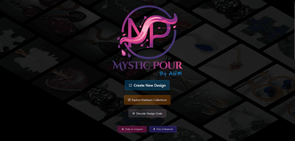 Mystic Pour Website
